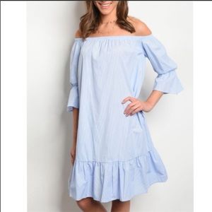 🆕 Off the shoulder Poplin Dress